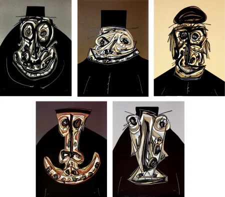 リトグラフ Saura - Un chair d'ombre