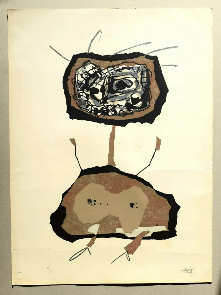 シルクスクリーン Saura - Untitled