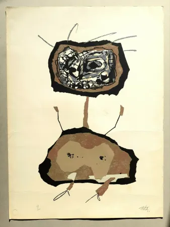 シルクスクリーン Saura - Untitled