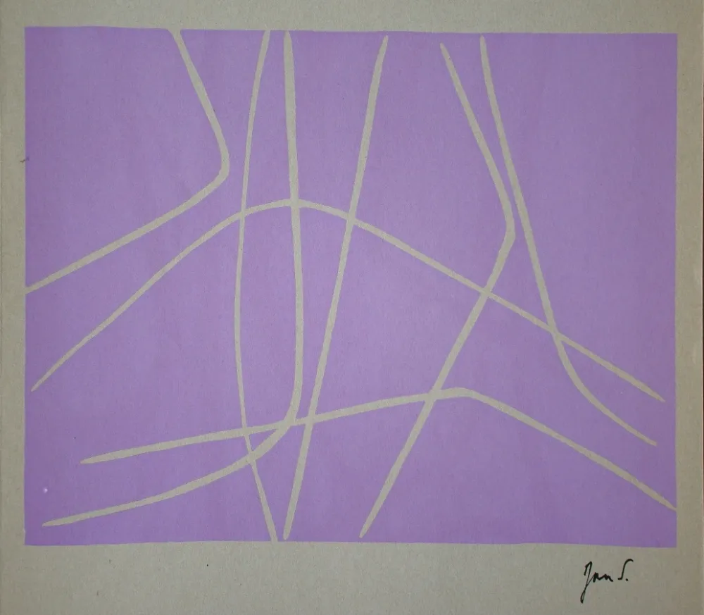 シルクスクリーン Saverys - Sans titre