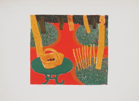 リトグラフ Savin  - Le Jardin