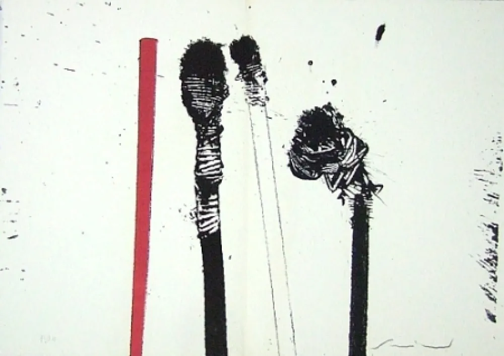 リトグラフ Scanavino - A mezzo della notte