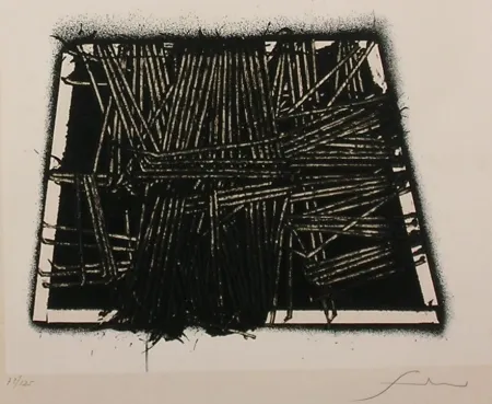 リトグラフ Scanavino - SENZA TITOLO