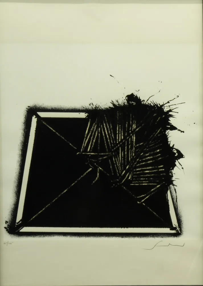 リトグラフ Scanavino - SENZA TITOLO