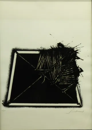 リトグラフ Scanavino - SENZA TITOLO