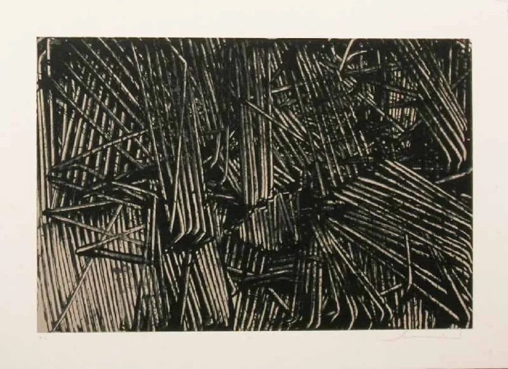 リトグラフ Scanavino - SENZA TITOLO