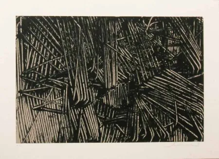 リトグラフ Scanavino - SENZA TITOLO