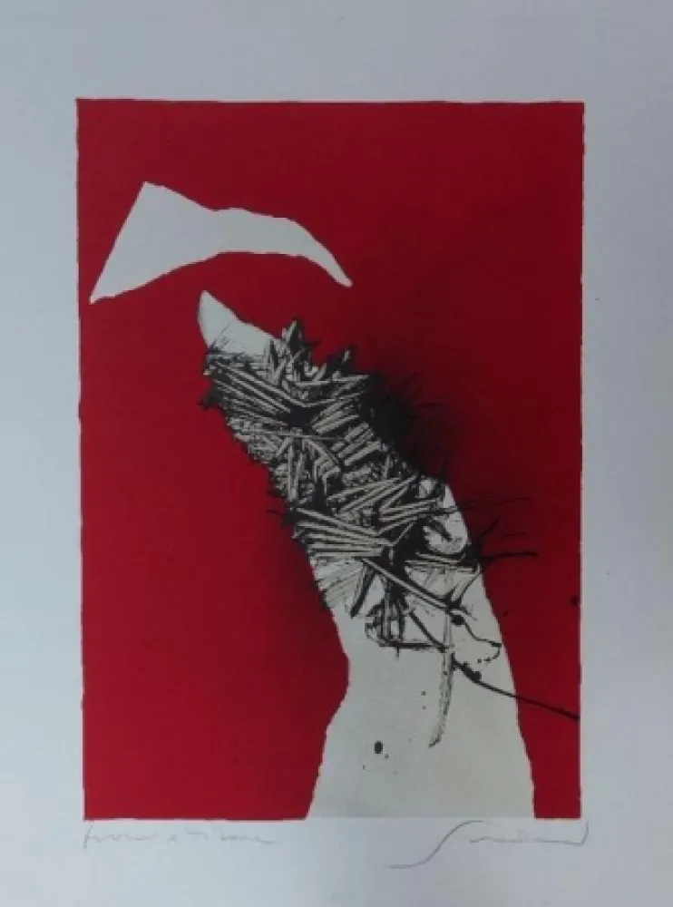 リトグラフ Scanavino - Senza titolo