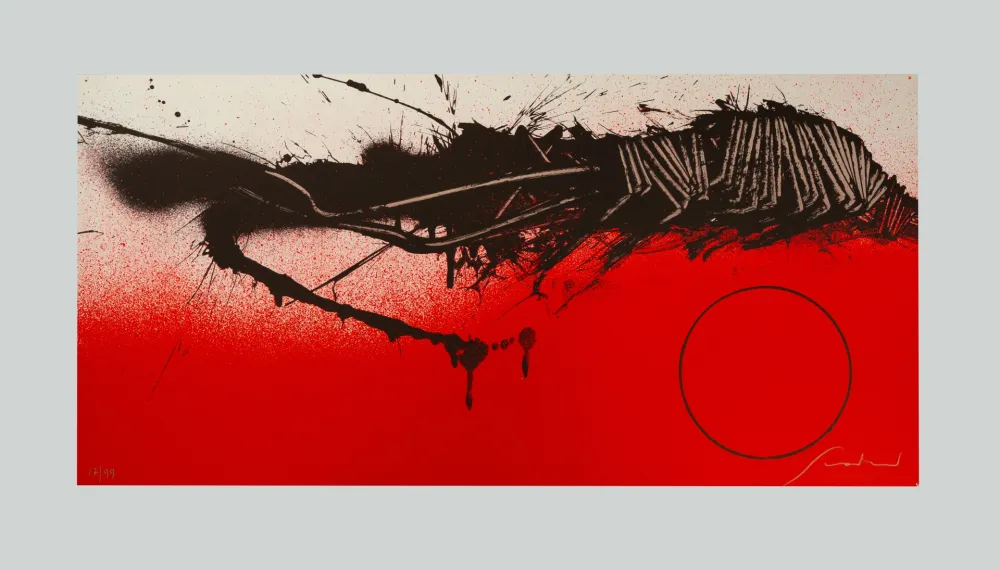 シルクスクリーン Scanavino - Tramature (A)