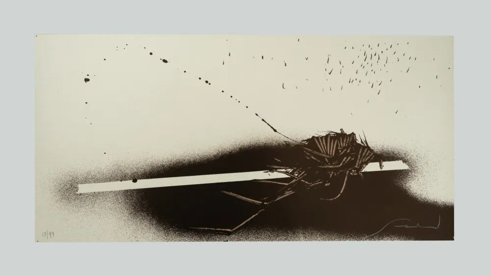 シルクスクリーン Scanavino - Tramature (C)