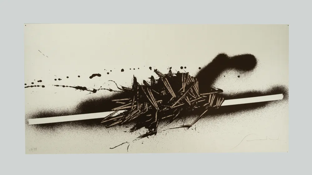 シルクスクリーン Scanavino - Tramature (D)