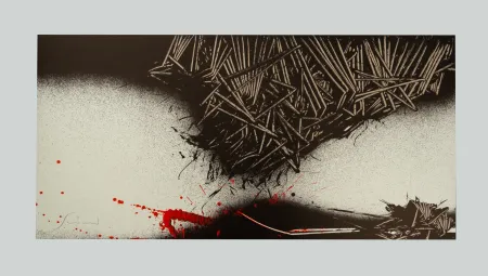 シルクスクリーン Scanavino - Tramature (E)