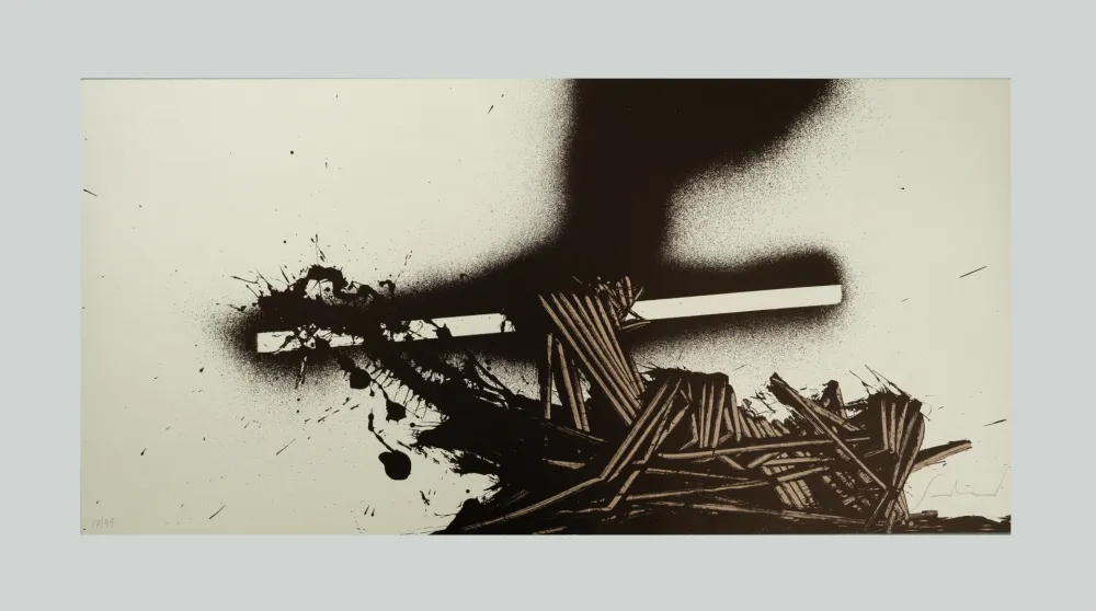 シルクスクリーン Scanavino - Tramature (G)