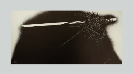 シルクスクリーン Scanavino - Tramature (H)