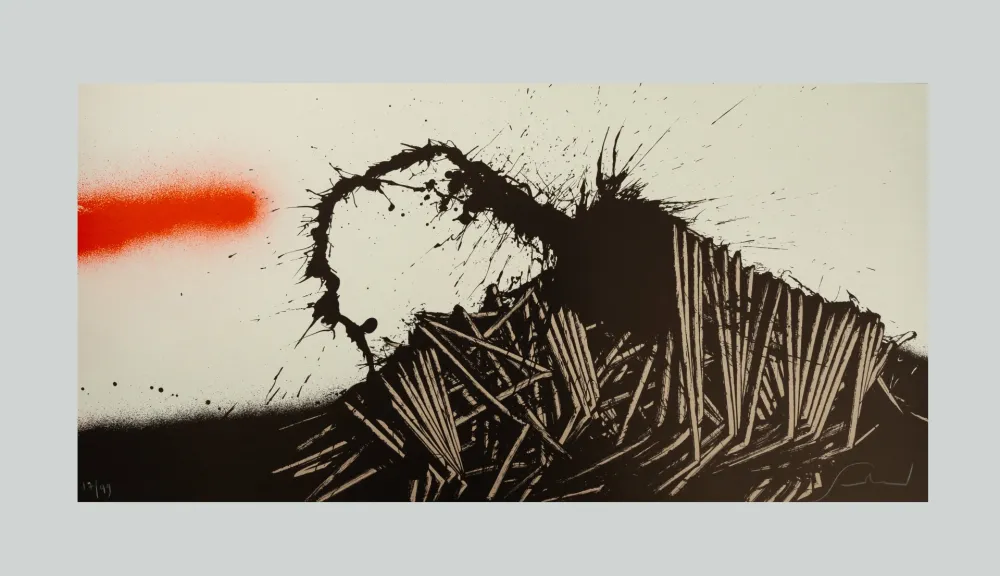 シルクスクリーン Scanavino - Tramature (L)