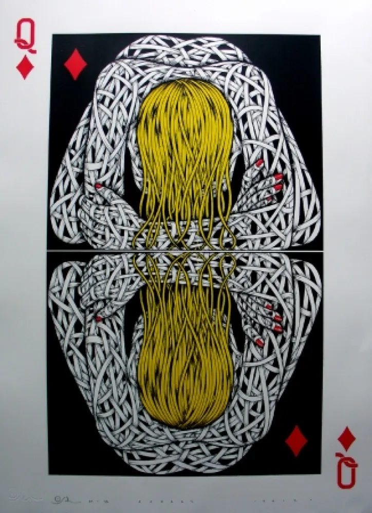 シルクスクリーン Schade - Narcissist Queen