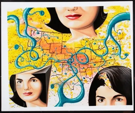 シルクスクリーン Scharf - 3 Faces Jackie