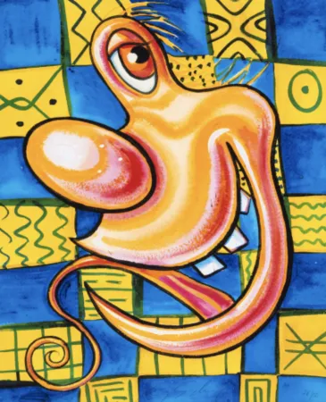 多数の Scharf - Untitled (Grinning Whimsy)