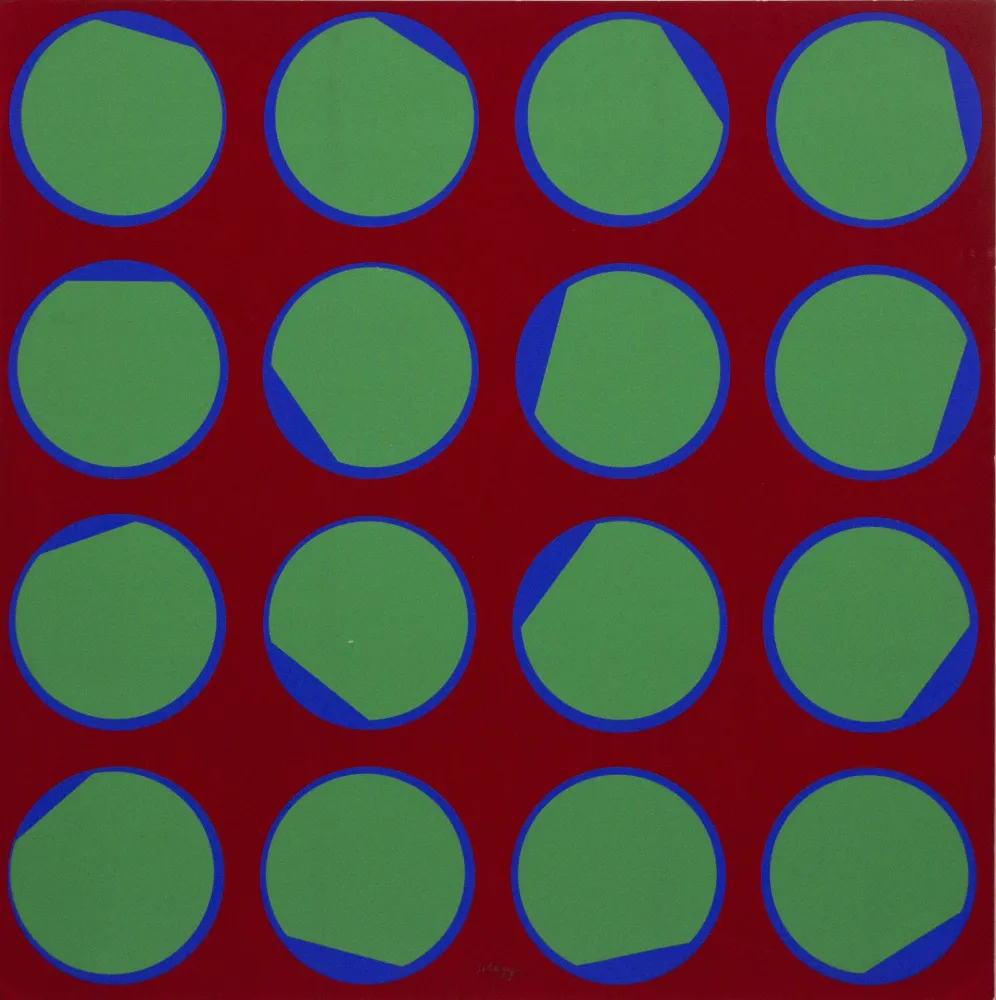 シルクスクリーン Scheggi - Untitled