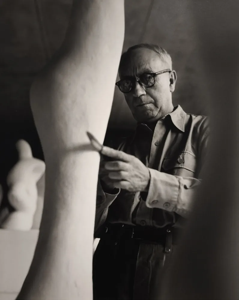 写真 Scheidegger - Hans Arp, um 1956. 