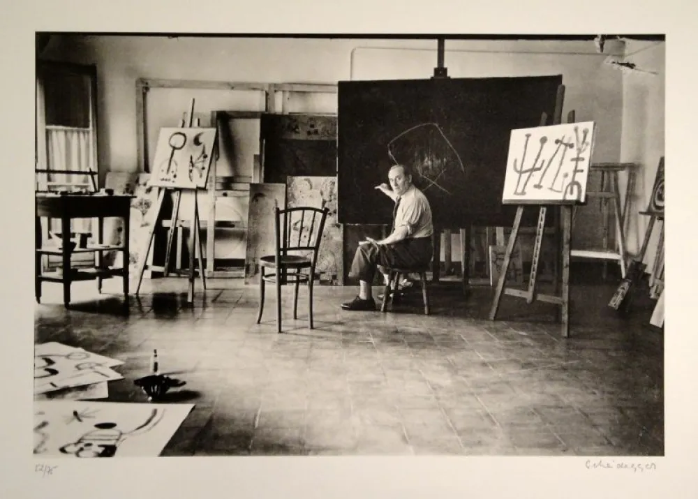 写真 Scheidegger - Miro im Atelier