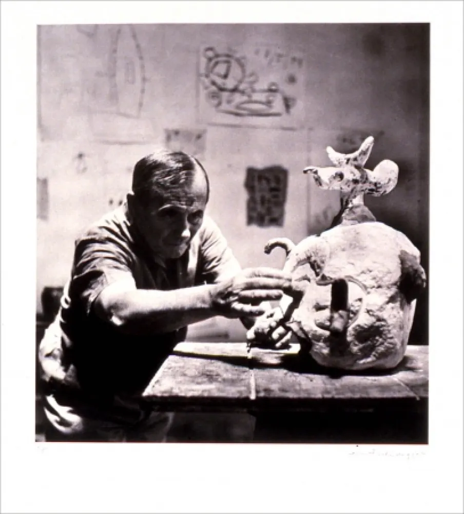 リトグラフ Scheidegger - Miro traces d' une rencontre