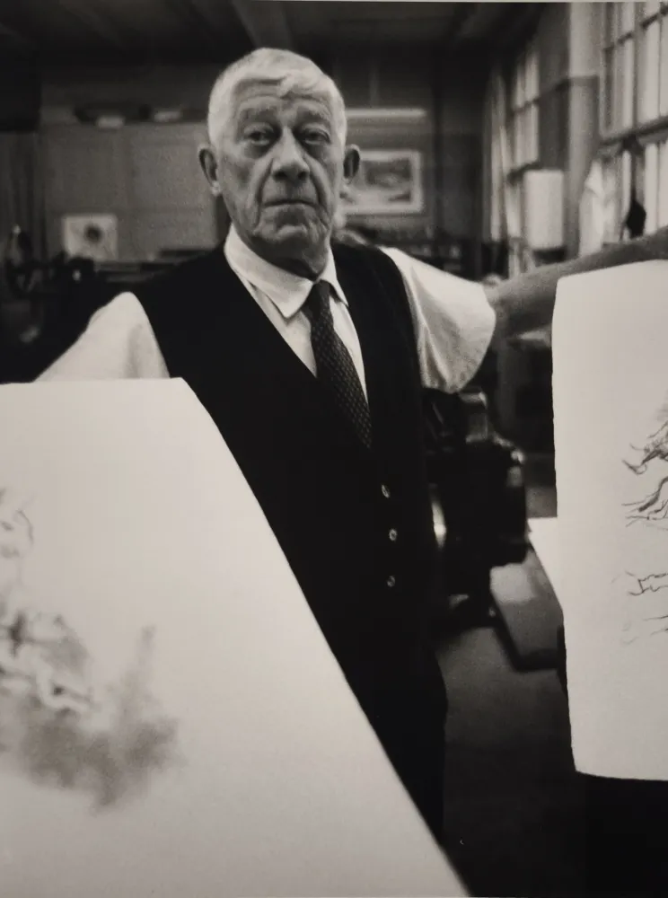 写真 Scheidegger - Oskar Kokoschka, 1967.