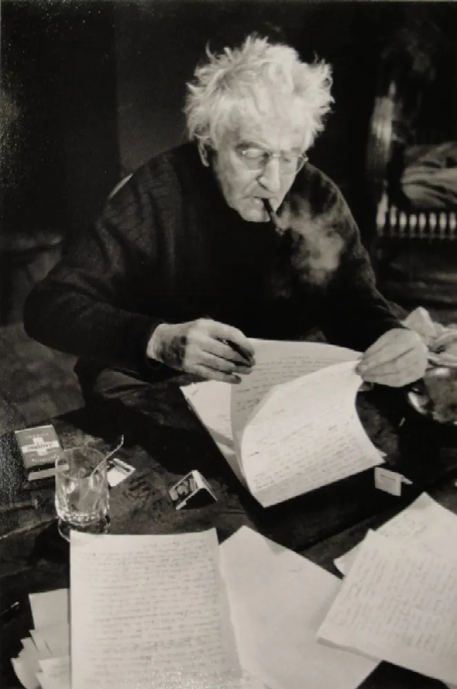 写真 Scheidegger - VARLIN (Willy Guggenheim) schreibt den Text über Karl Geiser