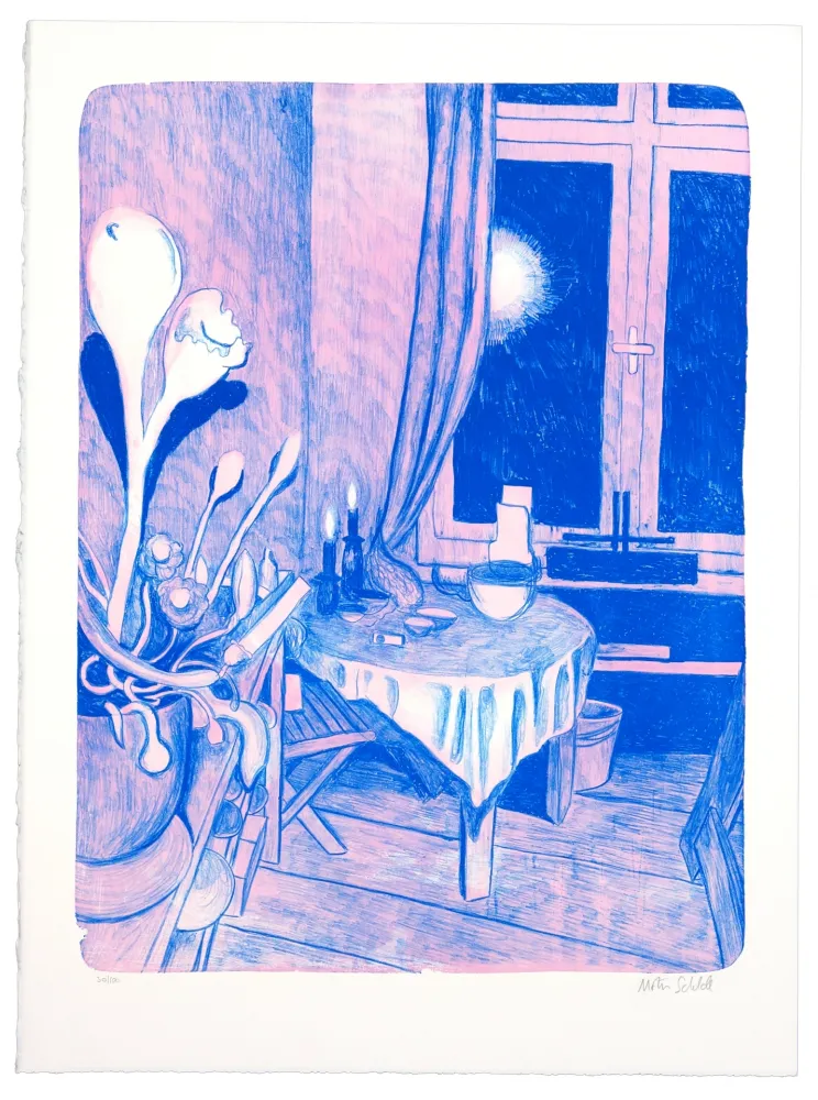 リトグラフ Schelde - Sans titre 