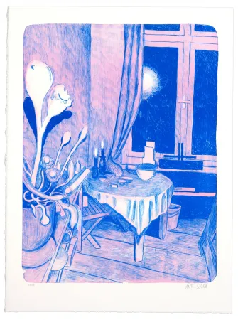 リトグラフ Schelde - Sans titre 