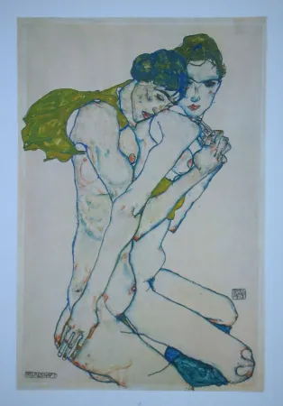 オフセット Schiele (After) - Freundschaft
