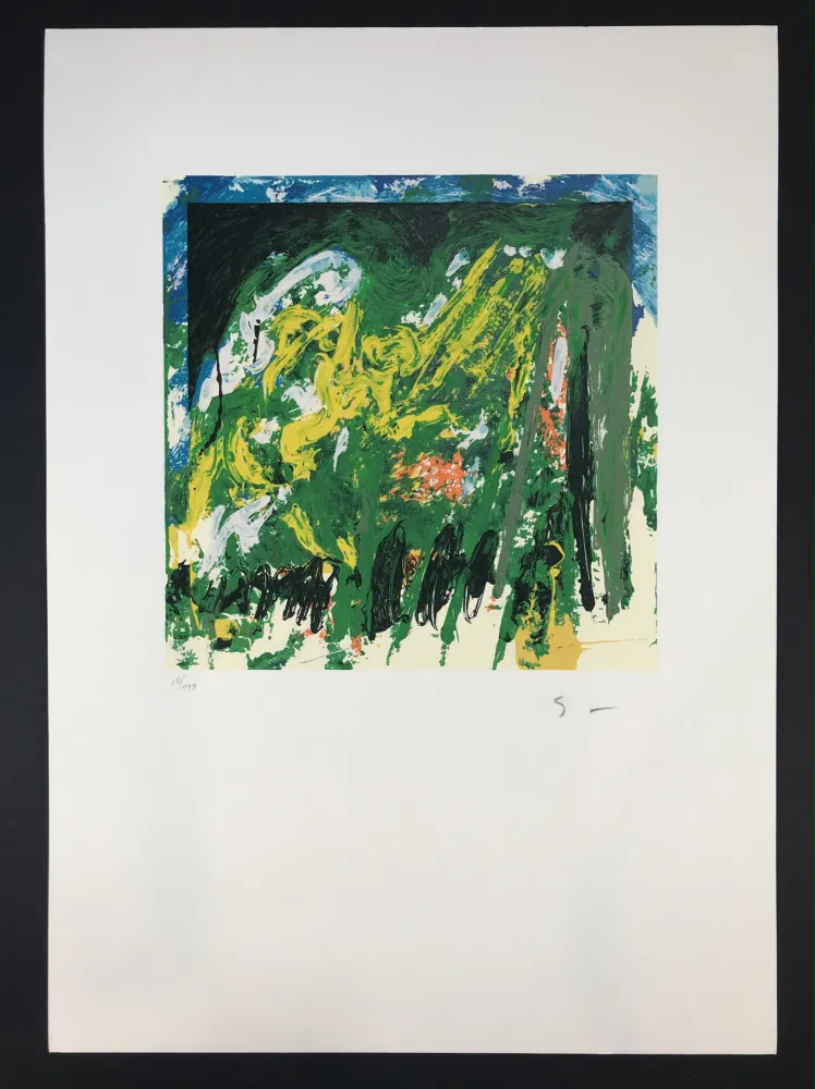 シルクスクリーン Schifano - Declino