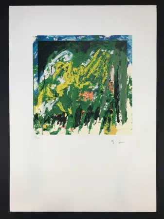 シルクスクリーン Schifano - Declino