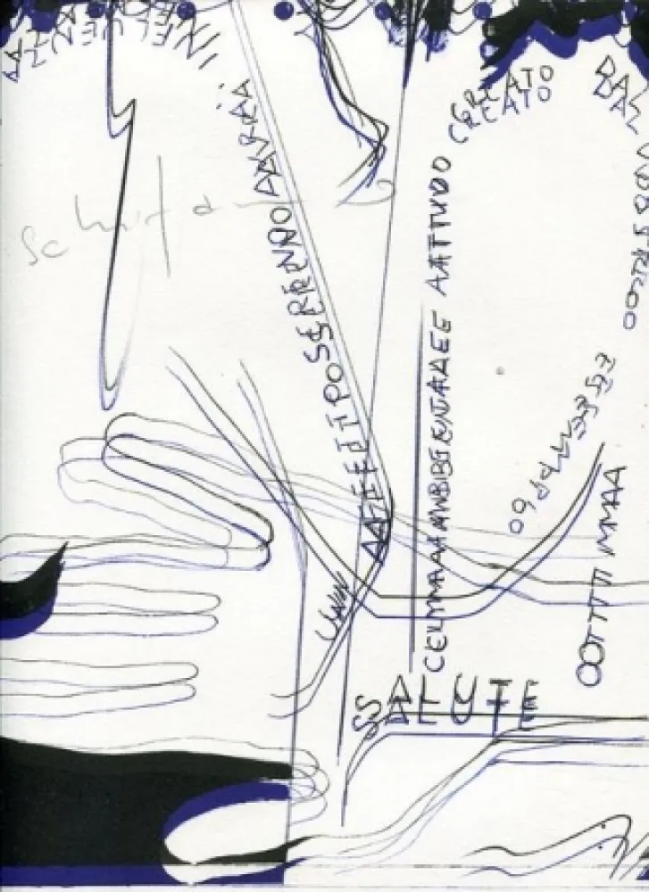 エッチング Schifano - Gli incontri della quercia