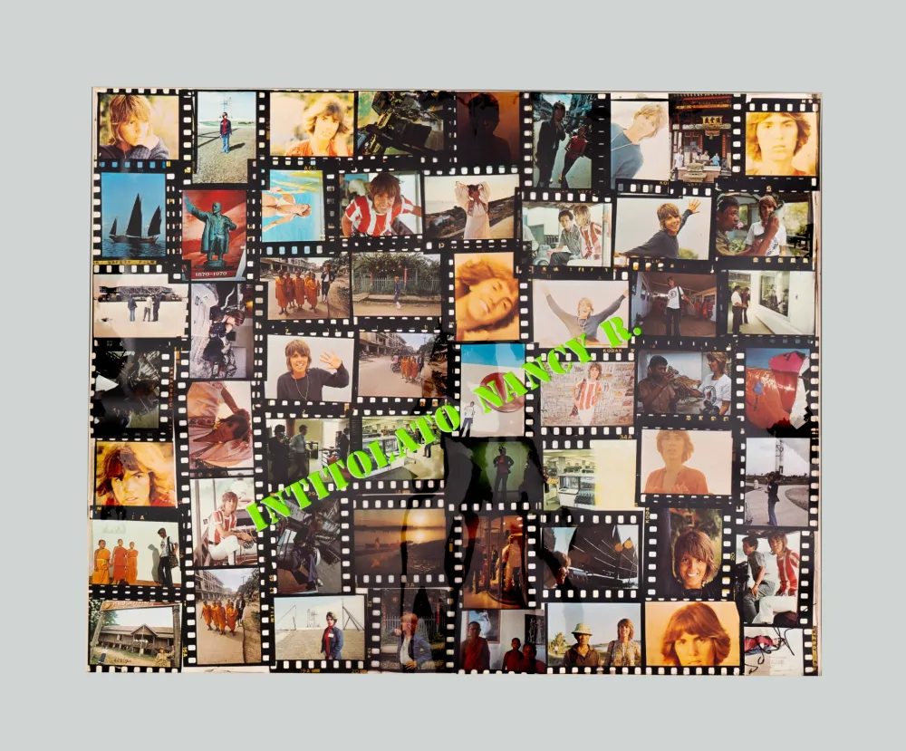 リトグラフ Schifano - Intitolato a Nancy R.