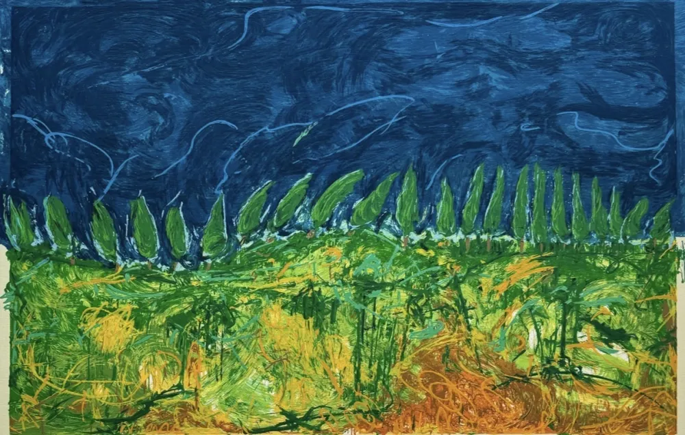 リトグラフ Schifano - Mario Schifano (1934–1998) – Bellavista – Enamel screen printing – 1993