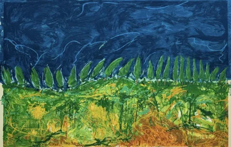 リトグラフ Schifano - Mario Schifano (1934–1998) – Bellavista – Enamel screen printing – 1993