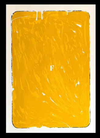 シルクスクリーン Schifano - Mario Schifano (1934–1998) - Monochrome - Materic serigraphy with enamels on cardboard - 1975