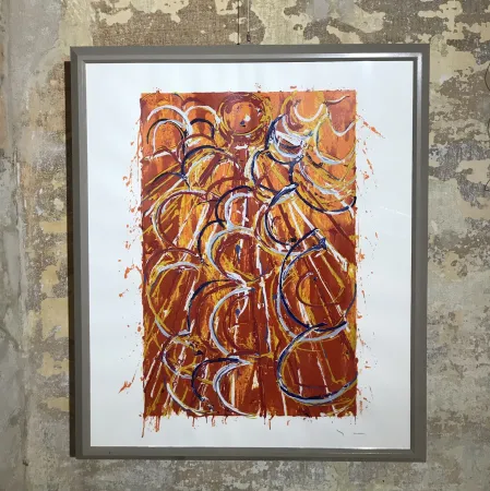 多数の Schifano - Nella vetrata rossa