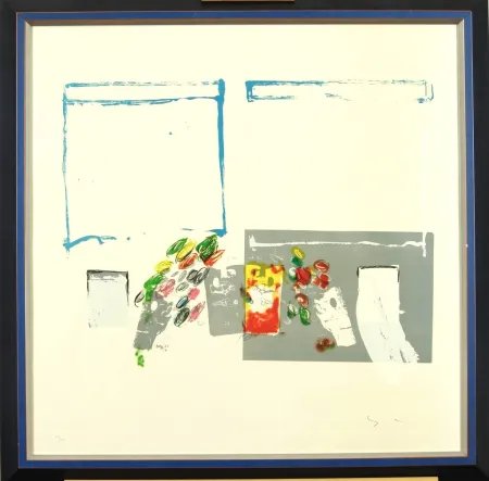 リトグラフ Schifano - Pittore Italiano