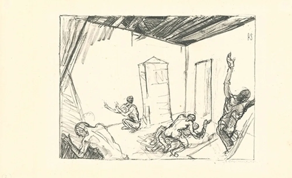 リトグラフ Schinnerer - Untitled