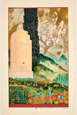 挿絵入り本 Schmied - LE CANTIQUE DES CANTIQUES. Exemplaire de Schmied avec gouaches originales (1925)
