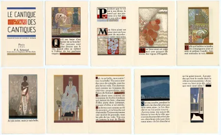 挿絵入り本 Schmied - LE CANTIQUE DES CANTIQUES. Traduction de Ernest Renan (1925)