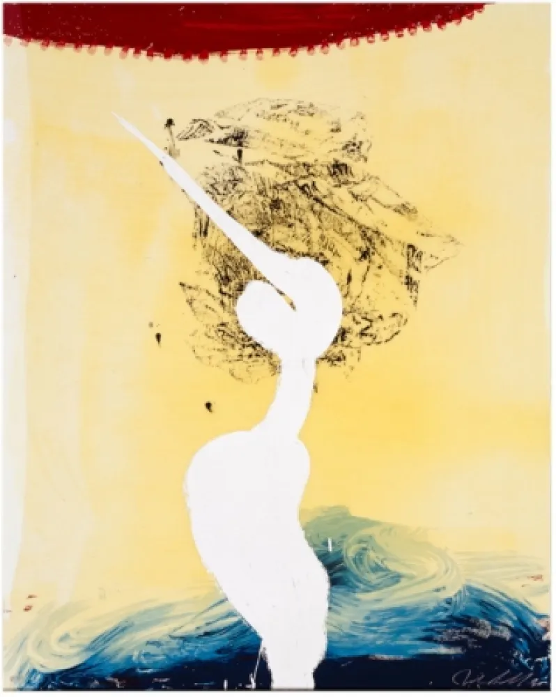 シルクスクリーン Schnabel - Bandini (His Foe Pursued)