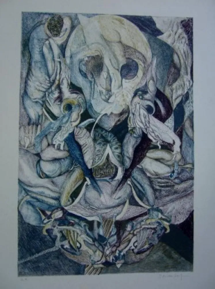 リトグラフ Schoendorff - Sans titre