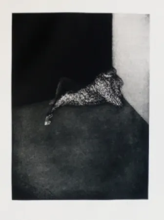 彫版 Scholder - Self Portrait in Barcelona