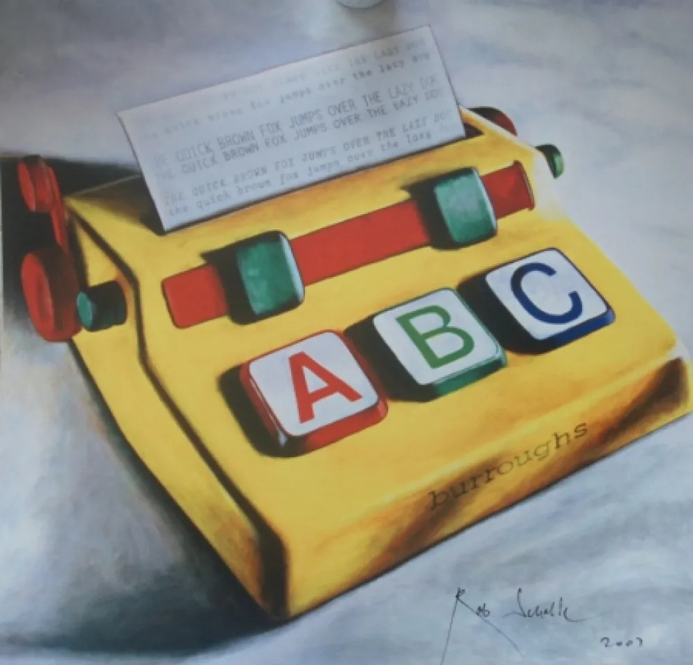 シルクスクリーン Scholte - Analfabeet