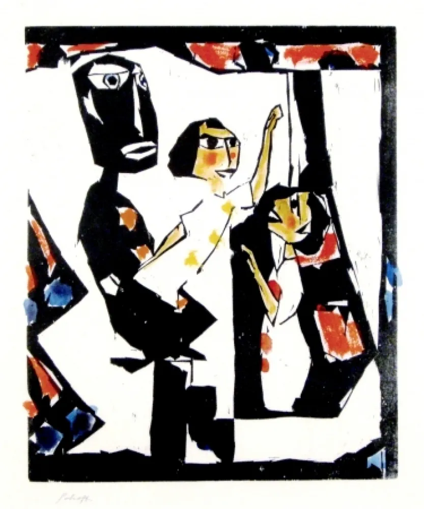 木版 Schott - Thetaer (Theatre)