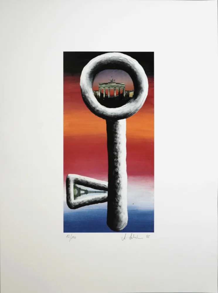 リトグラフ Schulze - La Clef, 1995 - Hand-signed!