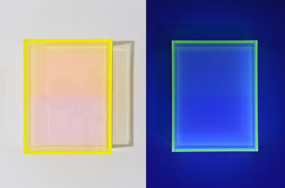 多数の Schumann - Colormirror Soft Yellow Gent